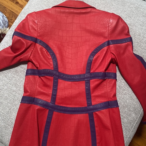 Vintage Red leather jackets - Picture 4 of 4